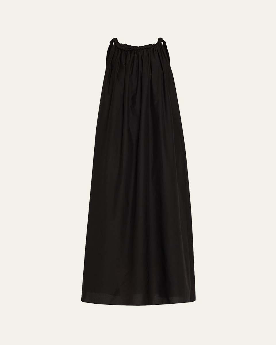 Kika Long Gathered Dress